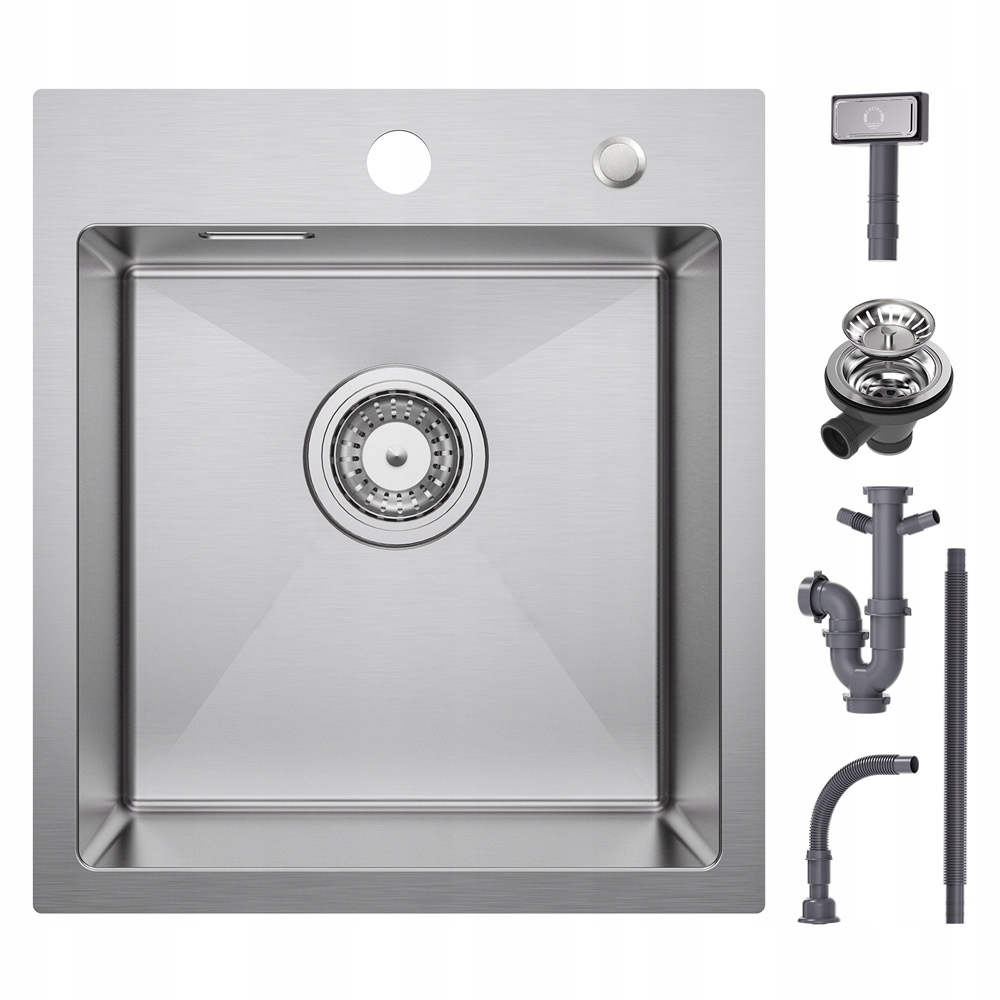 Jednomiskový drez Cecipa, kuchynský drez INOX, nerez